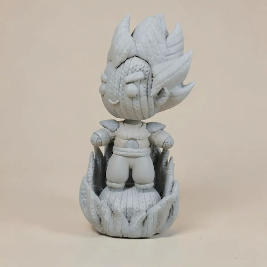 Άβαφη 3d Φιγούρα Super Basic Knitted Vegeta Βάψιμο Diy Δώρο Χρώματα 30 Cm 1:6