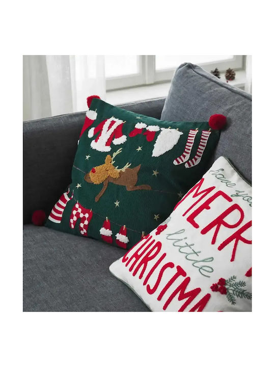 Gofis Home Dekorativer Kissenbezug Xmas Xmas 43x43cm