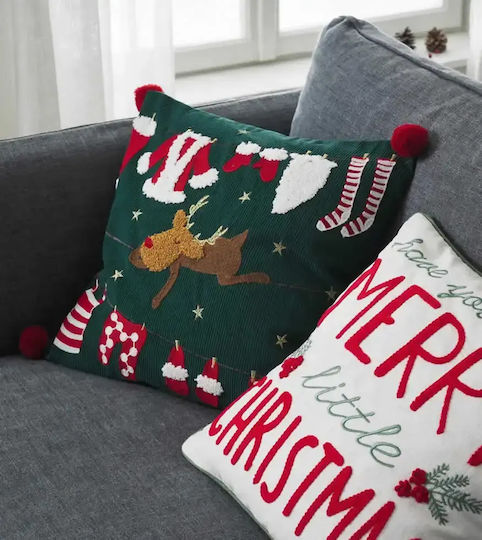 Gofis Home Декоративен калъф за възглавница Xmas Xmas 43x43 см
