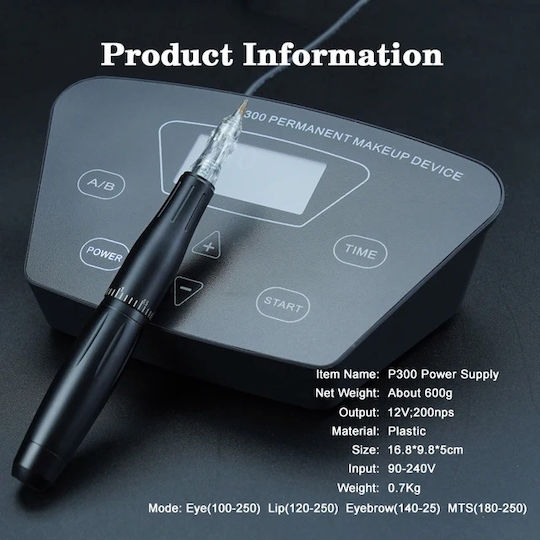 Dispozitiv de micropigmentare P300 Stilou permanent pentru sprâncene BROW