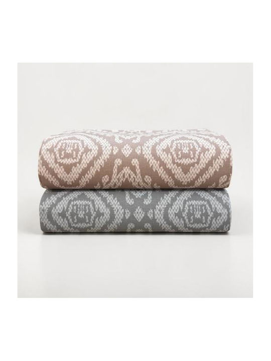 Linea Home Duvet Cover Double 220x260 Mocha