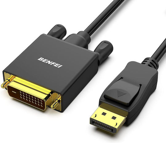 Benfei DVI-D-Stecker Kabel - DisplayPort-Stecker Kabel 0.9m Schwarzes GSM276139