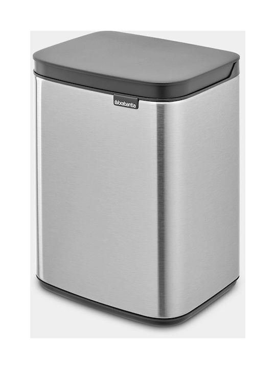 Brabantia Brabantia Inox Mülleimer Grau 4lt