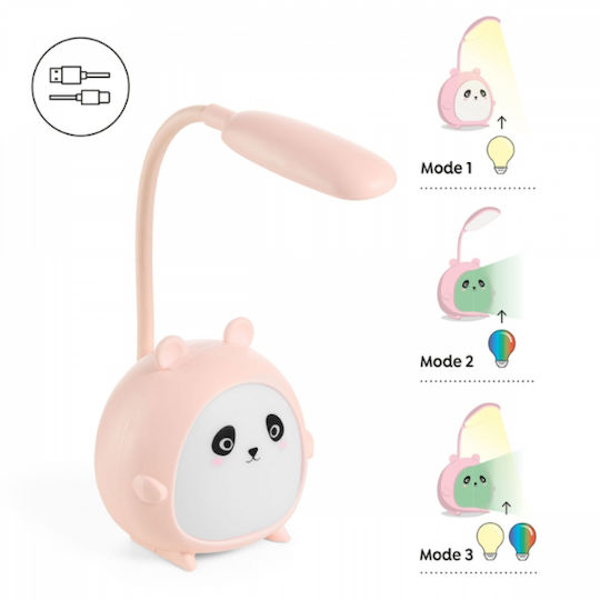 Miquelrius LED Kinder Tischlampe Schreibtischlampe Rosa