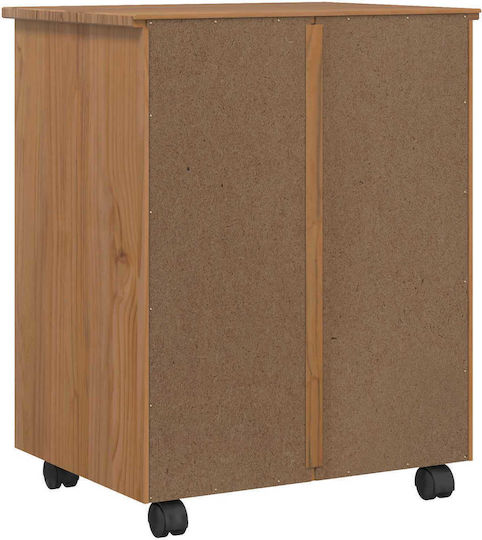 Επιδαπέδιο Ντουλάπι Καφέ 53x39x65.5εκ.