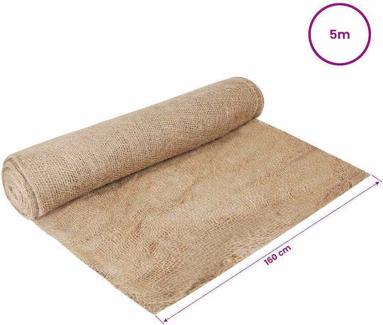 vidaXL Decoration Fabric Loneta 160x500cm Natural