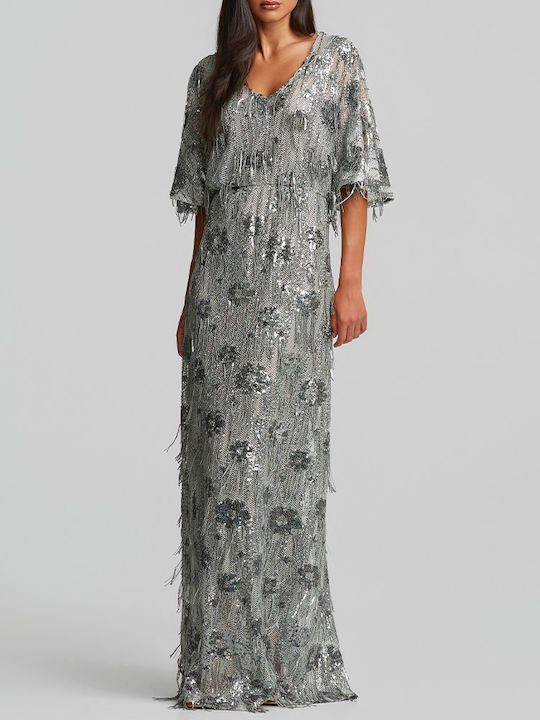 Summer Maxi Evening Satin Dress Mint