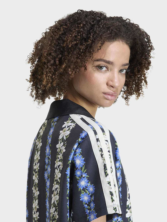 X Farm Summer T-Shirt Dress Black / Cream White / Multicolor