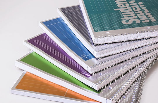 Selida Spiral Ruled A4 Notebook Student Metallic