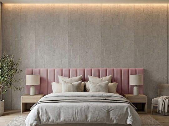 3D Wall Panels with Glue Grey 2 Pcs