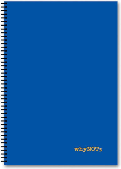 WhyNote Σπιράλ Τετράδιο Ριγέ Β5 2 Θεμάτων Colors (Διάφορα Σχέδια)