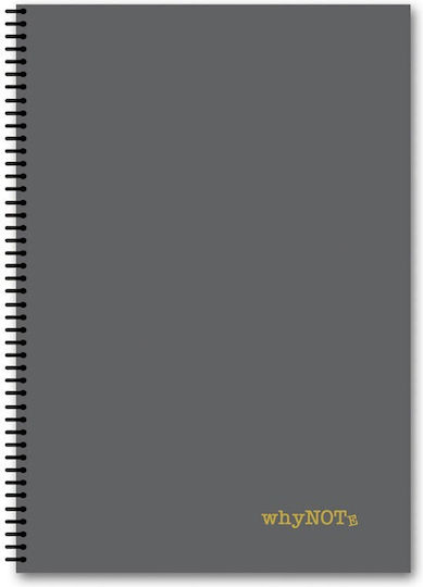 WhyNote Spirale Schulfachheft Geregelt A4 3 Themen Farben Verschiedene Designs