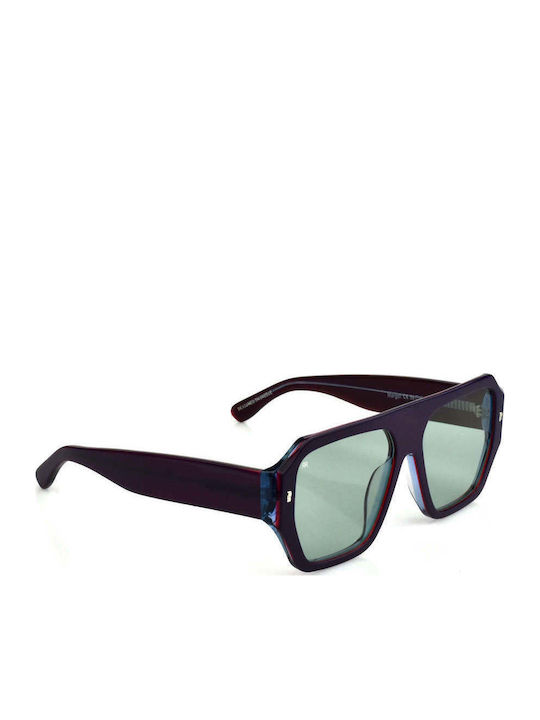 Red Raven Margot Unisex Ochelari de Soare cu Ramă din Plastic Violet Verde Polarizați