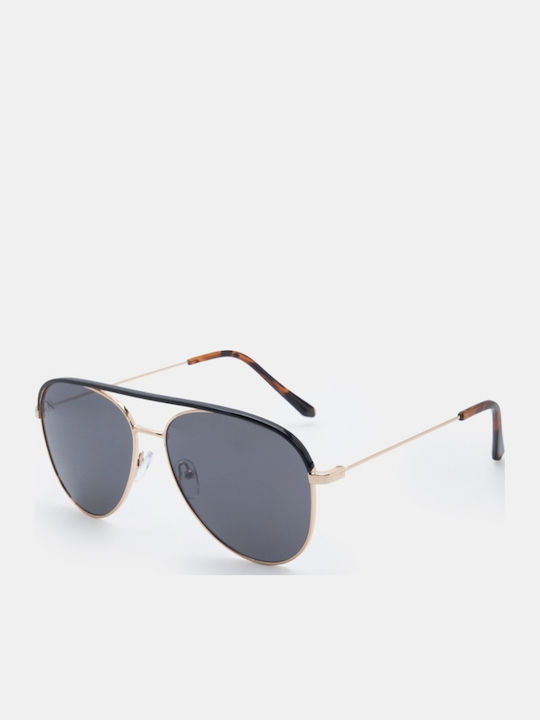 Luigi Unisex Sunglasses With Blue Metallic Frame And Blue Lens 4924006