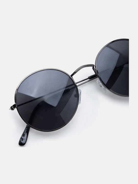 Luigi Unisex Sunglasses With Silver Metallic Frame And Silver Lens 4924111
