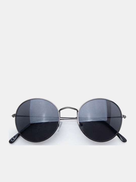 Luigi Unisex Sunglasses With Silver Metallic Frame And Silver Lens 4924111