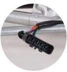 Opel Meriva A 03 Front Complete Wiper Mechanism Motor