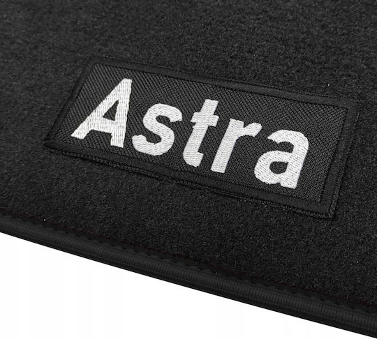 Set Car Mats 4 Pieces Carpet Opel Astra K From 2015 Premium Black