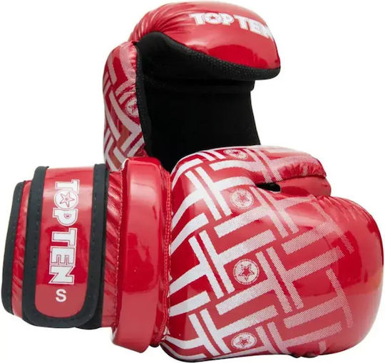 Top Ten Pointfighter 21658.S.Blue Boxing Gloves Made of Synthetic Leather for Competition Blue