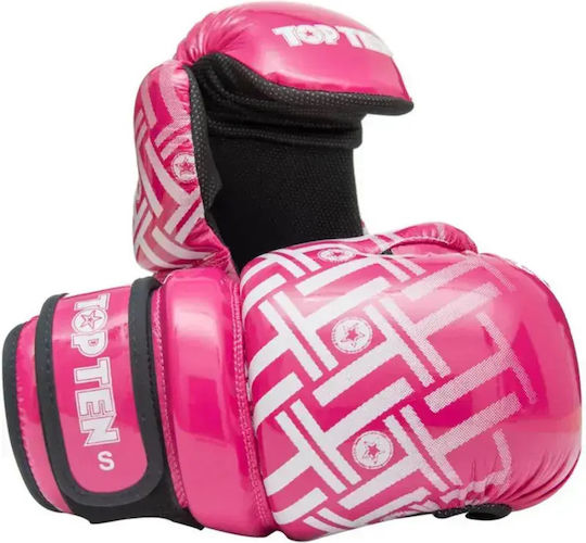 Top Ten Pointfighter 21658.S.Blue Boxing Gloves Made of Synthetic Leather for Competition Blue
