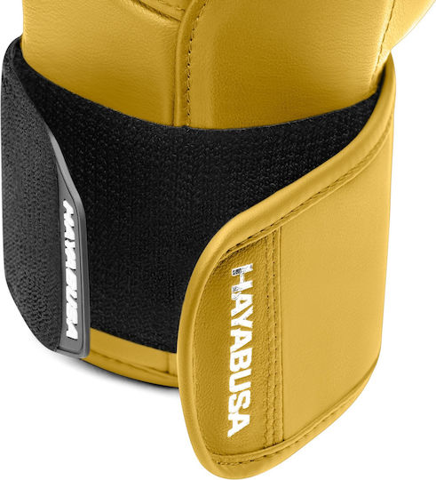 Hayabusa T3 Kanpeki Boxing Gloves Leather Competition Yellow