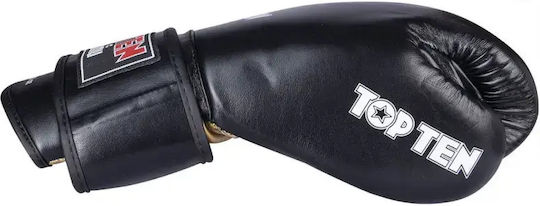 Top Ten Γάντια Πυγμαχίας Δερμάτινα για Αγώνα Μαύρα