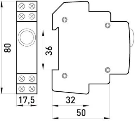 Enext Διακόπτης Ράγας 230V