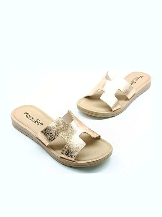 Goldene Damen Sandalen