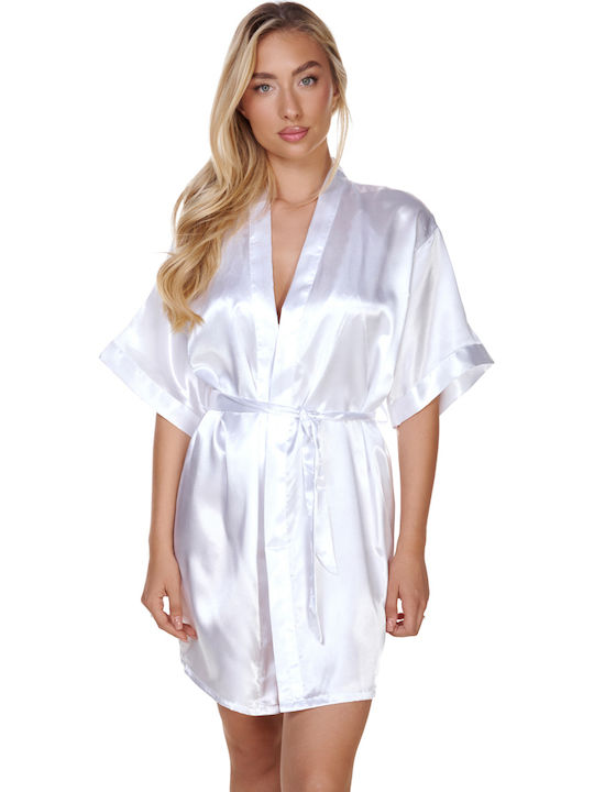 Comfort Summer Bridal Women's Robe White Bride