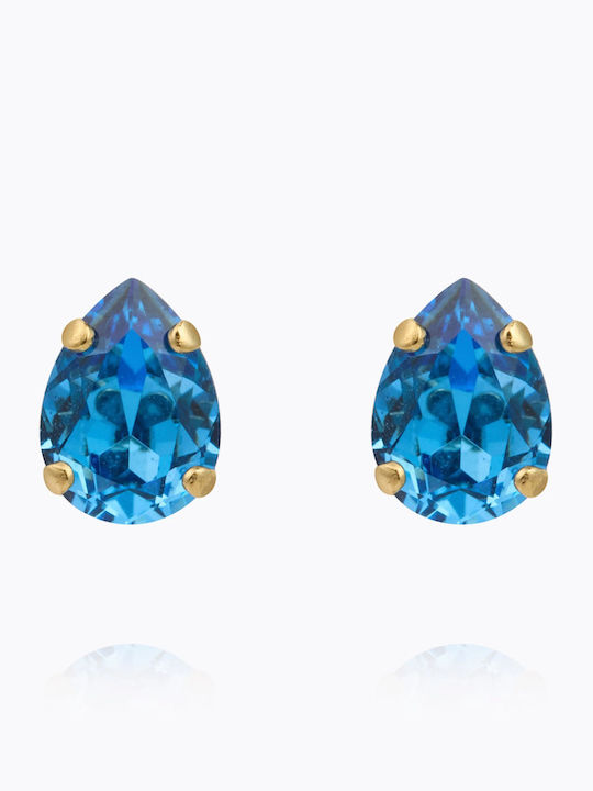 Caroline Svedbom Gold Plated Stud Earrings