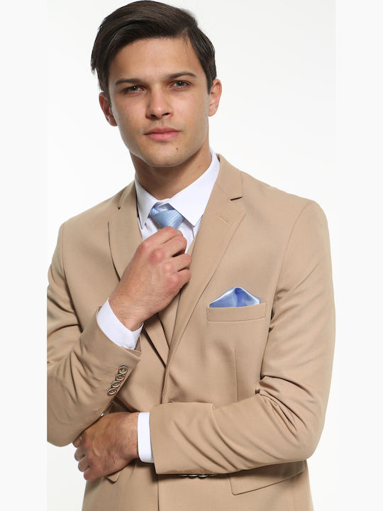 Summer Men's Groom's Suit Tabac