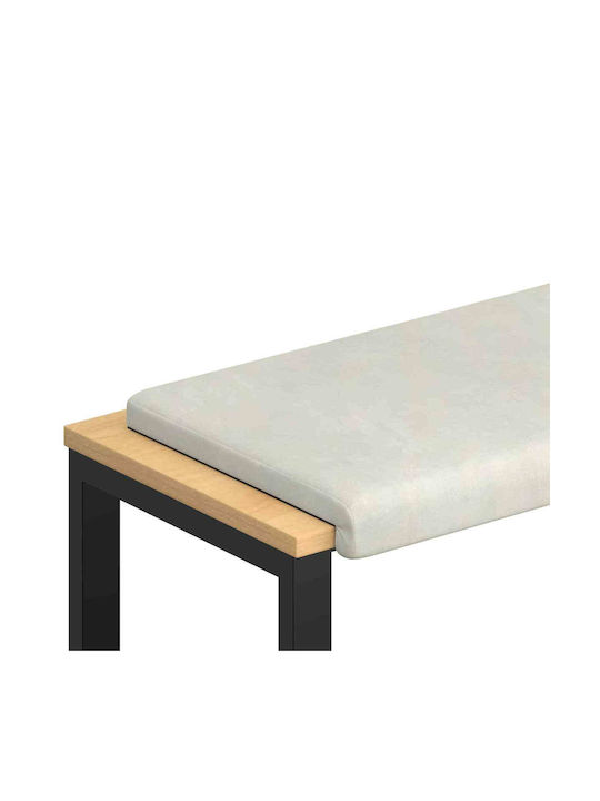 vidaXL Velvet Sofa Cushion Cream 38x60cm