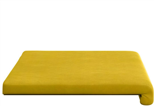 vidaXL Velvet Sofa Cushion Yellow 38x60cm