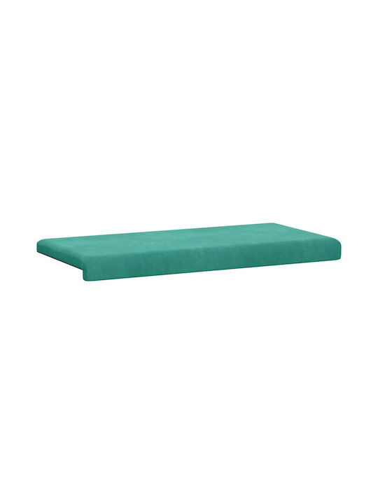 vidaXL Perna De Canapea Din Catifea Turcoaz 38x80cm