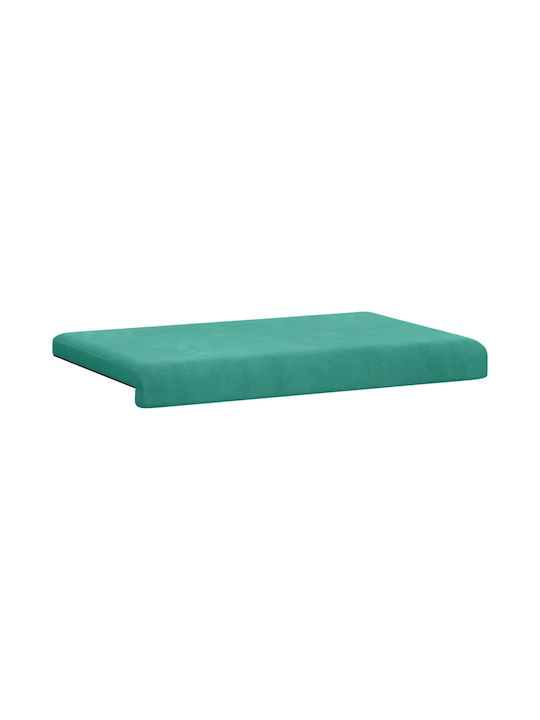 vidaXL Perna De Canapea Din Catifea Turcoaz 38x60cm