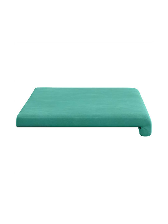 vidaXL Perna De Canapea Din Catifea Turcoaz 38x60cm