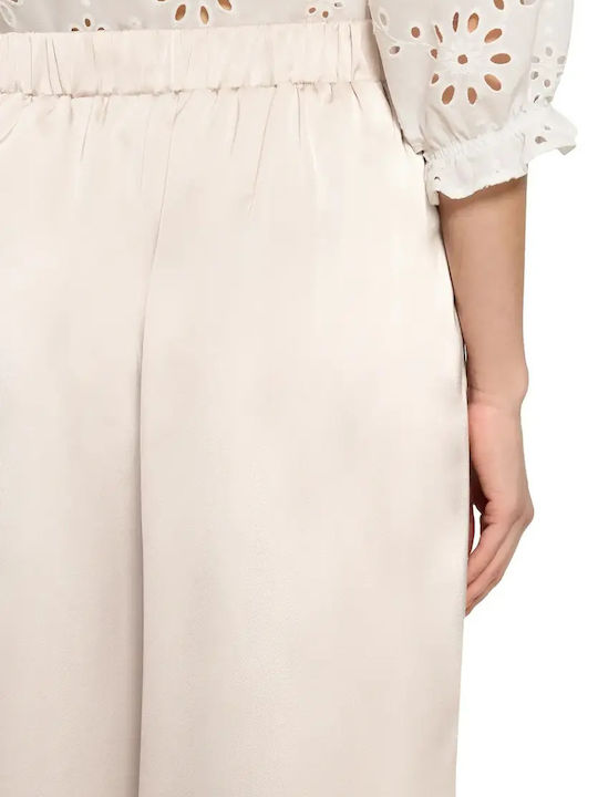 Damen Satin Pantaloons Beige