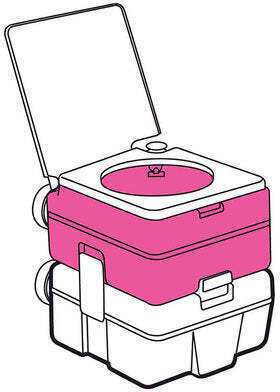 Pen Campingaz Instapink Chemical Toilet