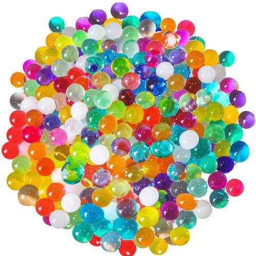 Set Mărgele Hidrogel Zola Multicolore Expandabile În Apă Biodegradabile Diametru 3mm 20x5 G