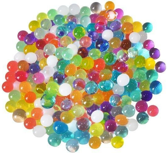 Set Mărgele Hidrogel Zola Multicolore Expandabile În Apă Biodegradabile Diametru 3mm 20x5 G