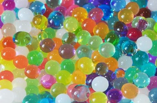 Set Mărgele Hidrogel Zola Multicolore Expandabile În Apă Biodegradabile Diametru 3mm 20x5 G