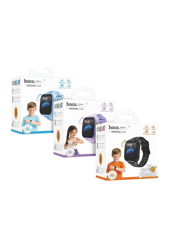 Hoco Kids' Smartwatch 4G with GPS & Camera Light Blue