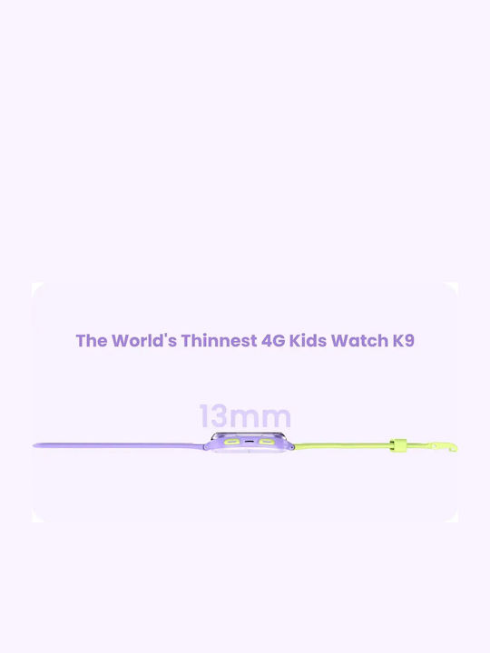 Kinder-Smartwatch 4G Mit GPS Und Kamera Lila