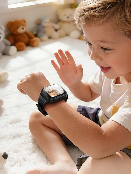 Hoco Kids' Smartwatch 4G with GPS & Camera Light Blue