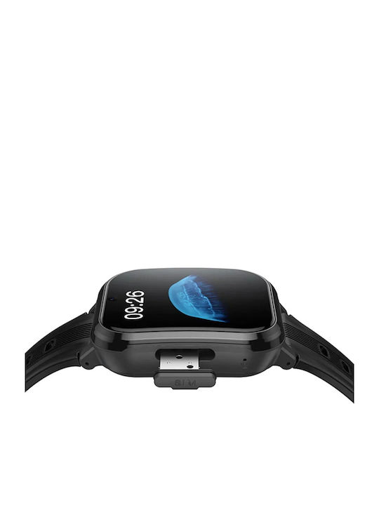 Hoco Kids' Smartwatch 4G with GPS & Camera Black