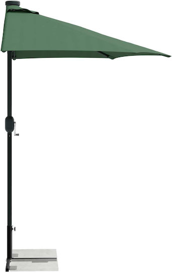 vidaXL Klappbarer Schirmständer Metallisch Schwarz 80x45x31cm