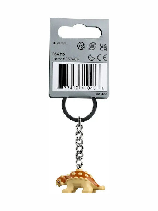 Lego Keychain Jurassic World Baby Ankylosaurus