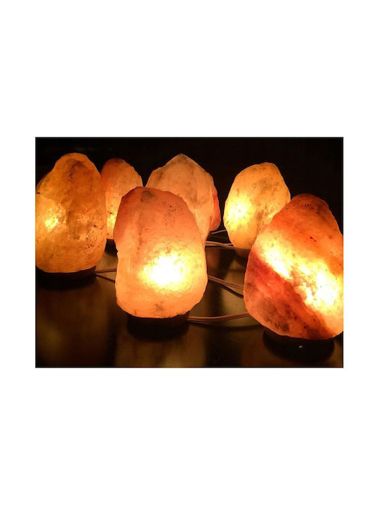 Himalayan Salt Stone Lamp E14 15 Watt 3–5 Kg Adjustable Lighting 21cm Aria Trade