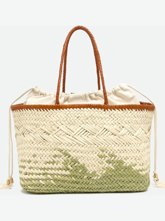 Gianni Chiarini Wicker Beach Bag Beige Gianni Chiarini Wicker Beach Bag Beige