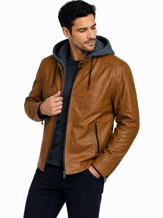 Synthetic Leather Jacket Tam